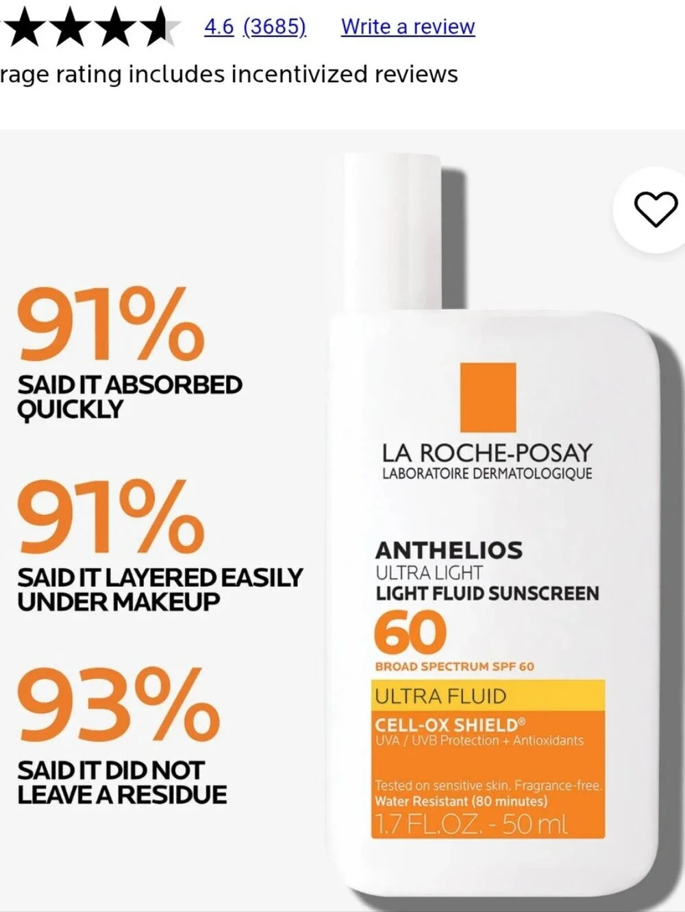 La Roche Posay anthelios ultra